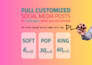 custom social media post plan for your instagram or facebook